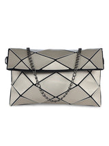 BAOMI GEOMETRIC SLING BAG Range Silver Soft One Size Handbag