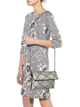 BAOMI GEOMETRIC SLING BAG Range Silver Soft One Size Handbag