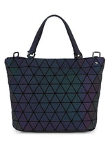 BAOMI GEOMETRIC TOTE HANDBAG Range Grey Soft One Size Handbag