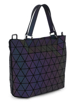 BAOMI GEOMETRIC TOTE HANDBAG Range Grey Soft One Size Handbag