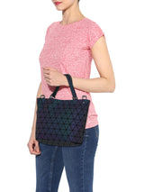 BAOMI GEOMETRIC TOTE HANDBAG Range Grey Soft One Size Handbag