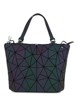 BAOMI GEOMETRIC TOTE HANDBAG Range Grey Soft One Size Handbag