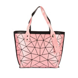 BAOMI GEOMETRIC TOTE HANDBAG Range Rose Gold Soft One Size Handbag