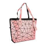 BAOMI GEOMETRIC TOTE HANDBAG Range Rose Gold Soft One Size Handbag
