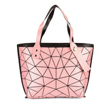 BAOMI GEOMETRIC TOTE HANDBAG Range Rose Gold Soft One Size Handbag