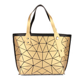 BAOMI GEOMETRIC TOTE HANDBAG Range Yellow Gold Soft One Size Handbag