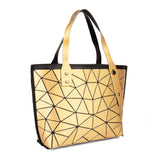 BAOMI GEOMETRIC TOTE HANDBAG Range Yellow Gold Soft One Size Handbag