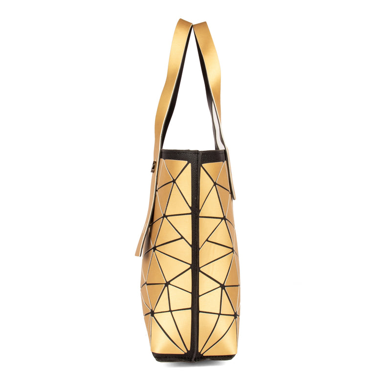 BAOMI GEOMETRIC TOTE HANDBAG Range Yellow Gold Soft One Size Handbag