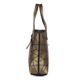 BAOMI GEOMETRIC TOTE HANDBAG Range Brown Soft One Size Handbag