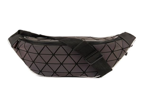 BAOMI GEOMETRIC WAIST POUCH Range Grey Soft One Size Handbag