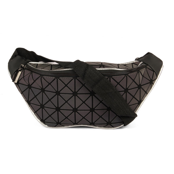 BAOMI GEOMETRIC WAIST POUCH Range Purple Soft One Size Handbag