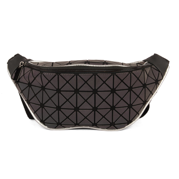 BAOMI GEOMETRIC WAIST POUCH Range Purple Soft One Size Handbag