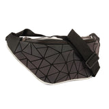 BAOMI GEOMETRIC WAIST POUCH Range Grey Soft One Size Handbag