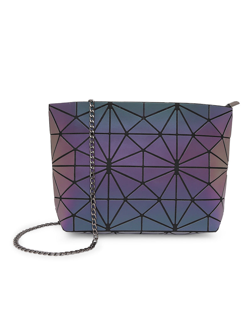 BAOMI LUMINOUS SLINGBAG Range Reflective Grey Soft One Size Sling Bag