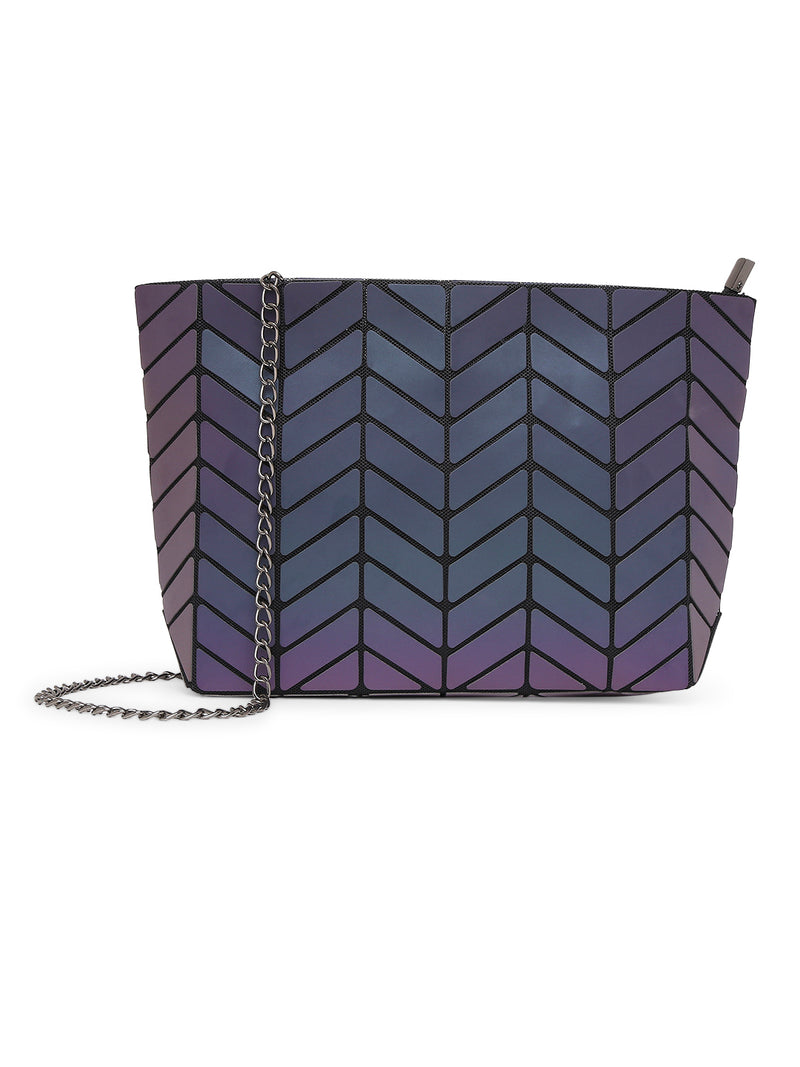 BAOMI LUMINOUS SLINGBAG Range Reflective Grey Soft One Size Sling Bag