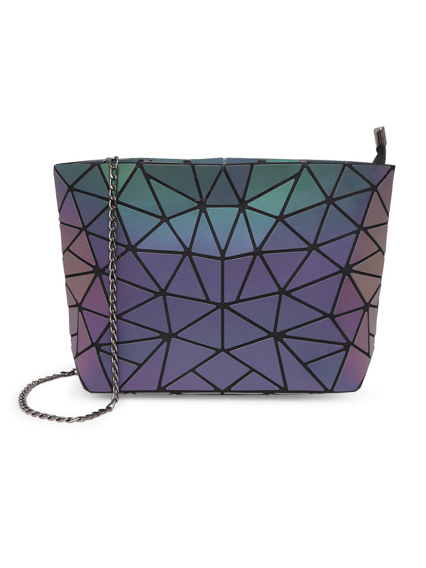 BAOMI LUMINOUS SLINGBAG Range Reflective Grey Soft One Size Sling Bag