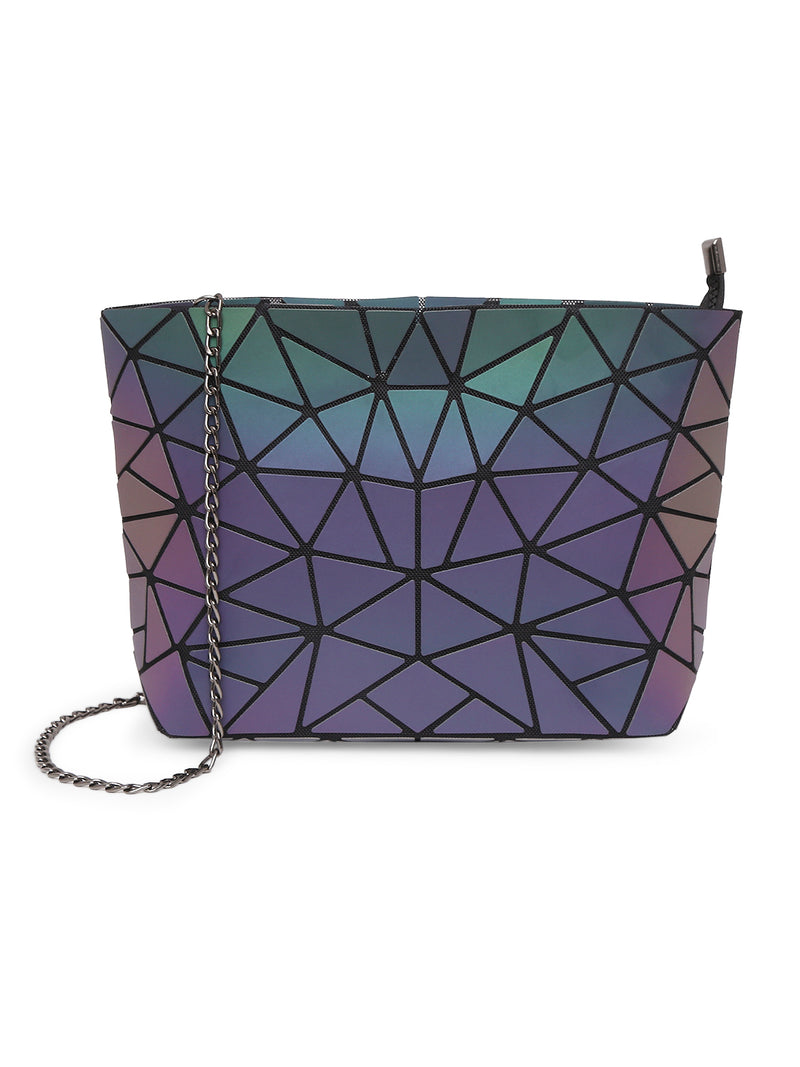 BAOMI LUMINOUS SLINGBAG Range Reflective Grey Soft One Size Sling Bag