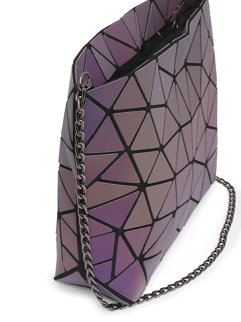 BAOMI LUMINOUS SLINGBAG Range Reflective Grey Soft One Size Sling Bag