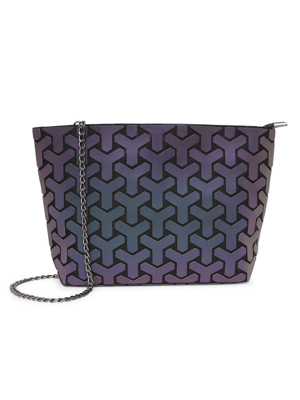 BAOMI LUMINOUS SLINGBAG Range Reflective Grey Soft One Size Sling Bag