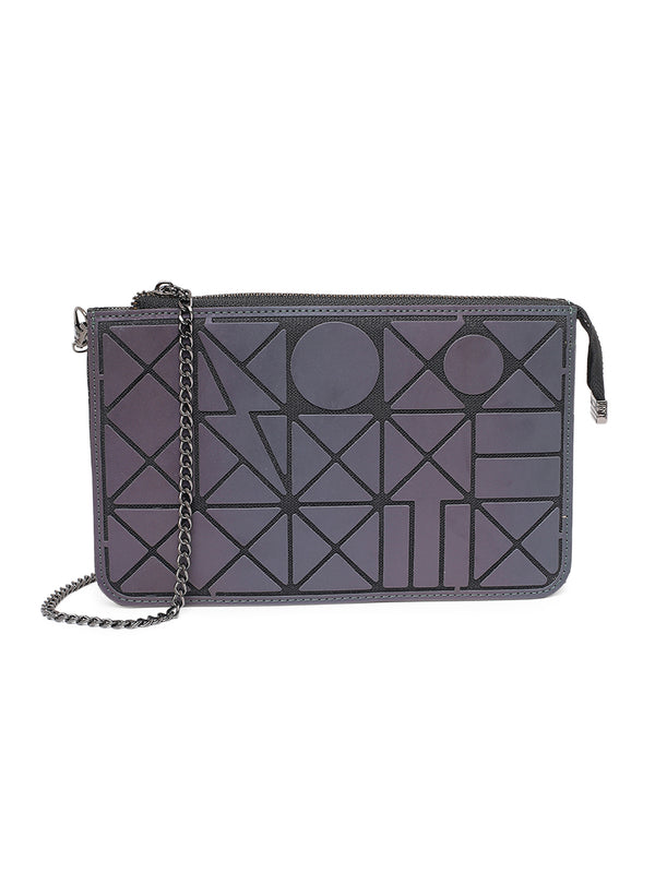 BAOMI LUMINOUS SLINGBAG Range Reflective Grey Soft One Size Sling Bag