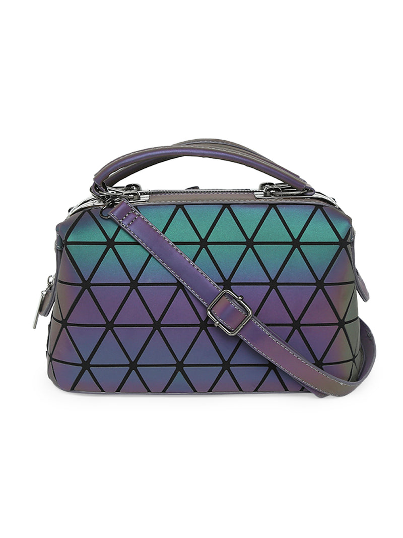 BAOMI LUMINOUS SLINGBAG Range Reflective Grey Soft One Size Sling Bag