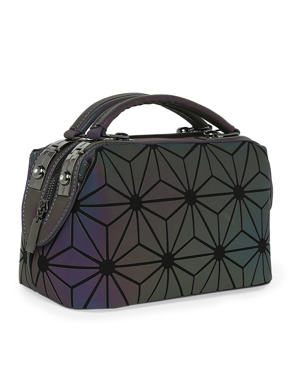 BAOMI LUMINOUS SLINGBAG Range Reflective Grey Soft One Size Sling Bag