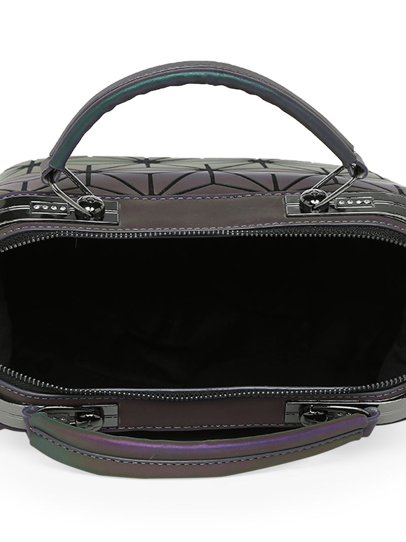 BAOMI LUMINOUS SLINGBAG Range Reflective Grey Soft One Size Sling Bag