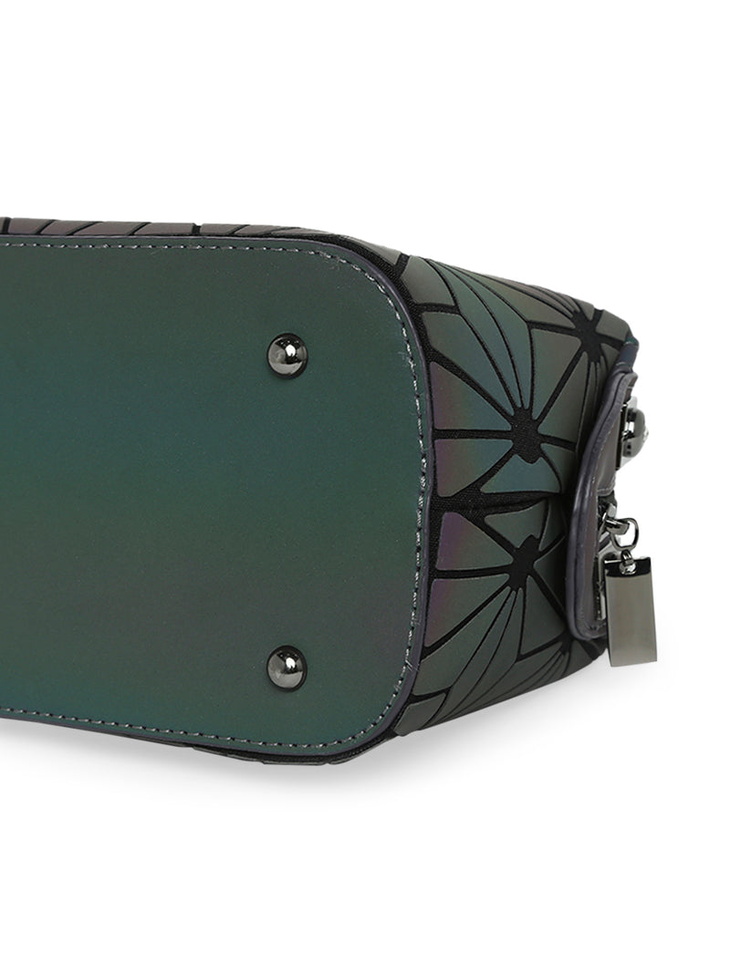 BAOMI LUMINOUS SLINGBAG Range Reflective Grey Soft One Size Sling Bag
