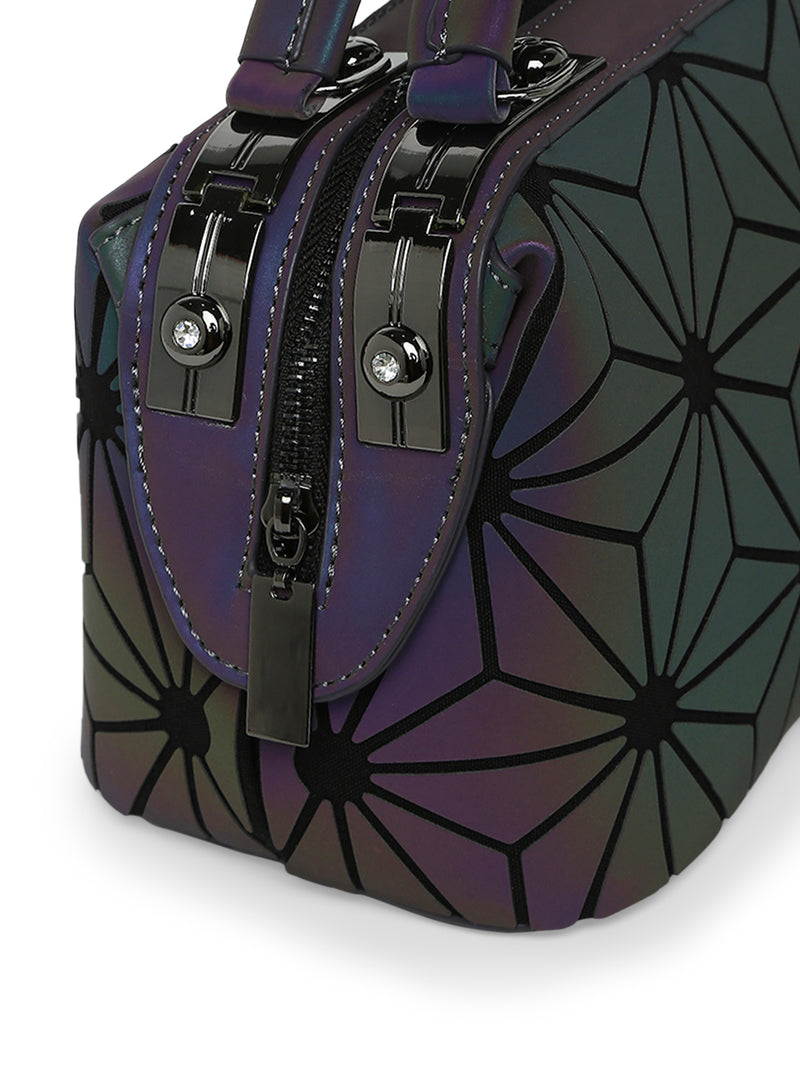 BAOMI LUMINOUS SLINGBAG Range Reflective Grey Soft One Size Sling Bag