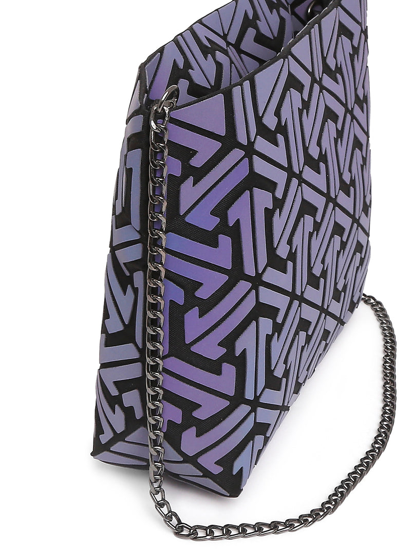 BAOMI LUMINOUS SLINGBAG Range Reflective Grey Soft One Size Sling Bag