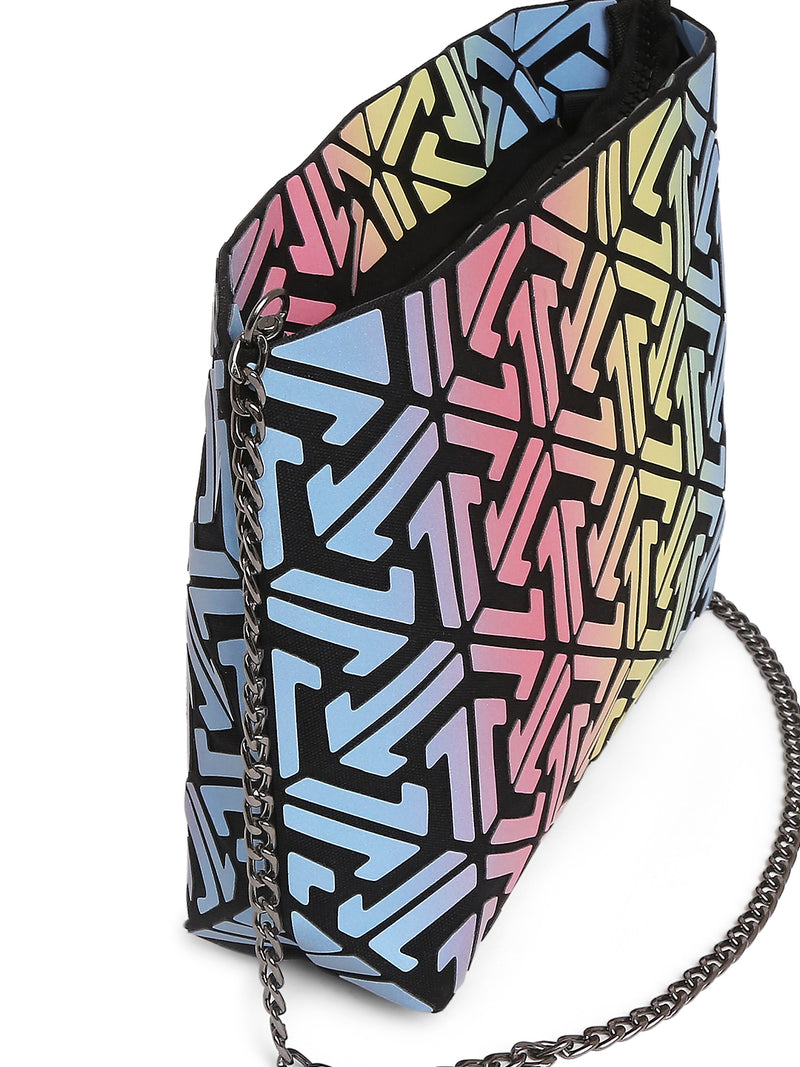 BAOMI LUMINOUS SLINGBAG Range Reflective Grey Soft One Size Sling Bag