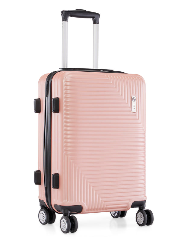 BAOMI URBAN VOYAGE Range Rose Gold Hard Cabin Luggage