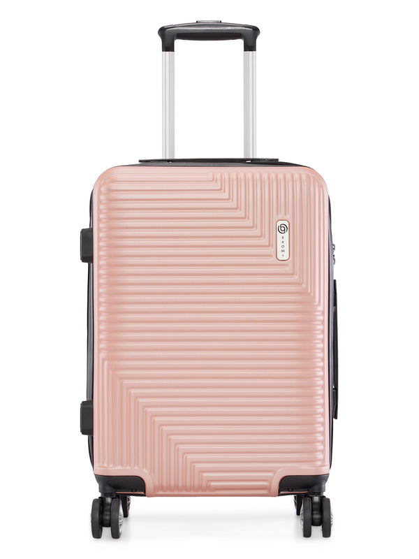 BAOMI URBAN VOYAGE Range Rose Gold Hard Cabin Luggage