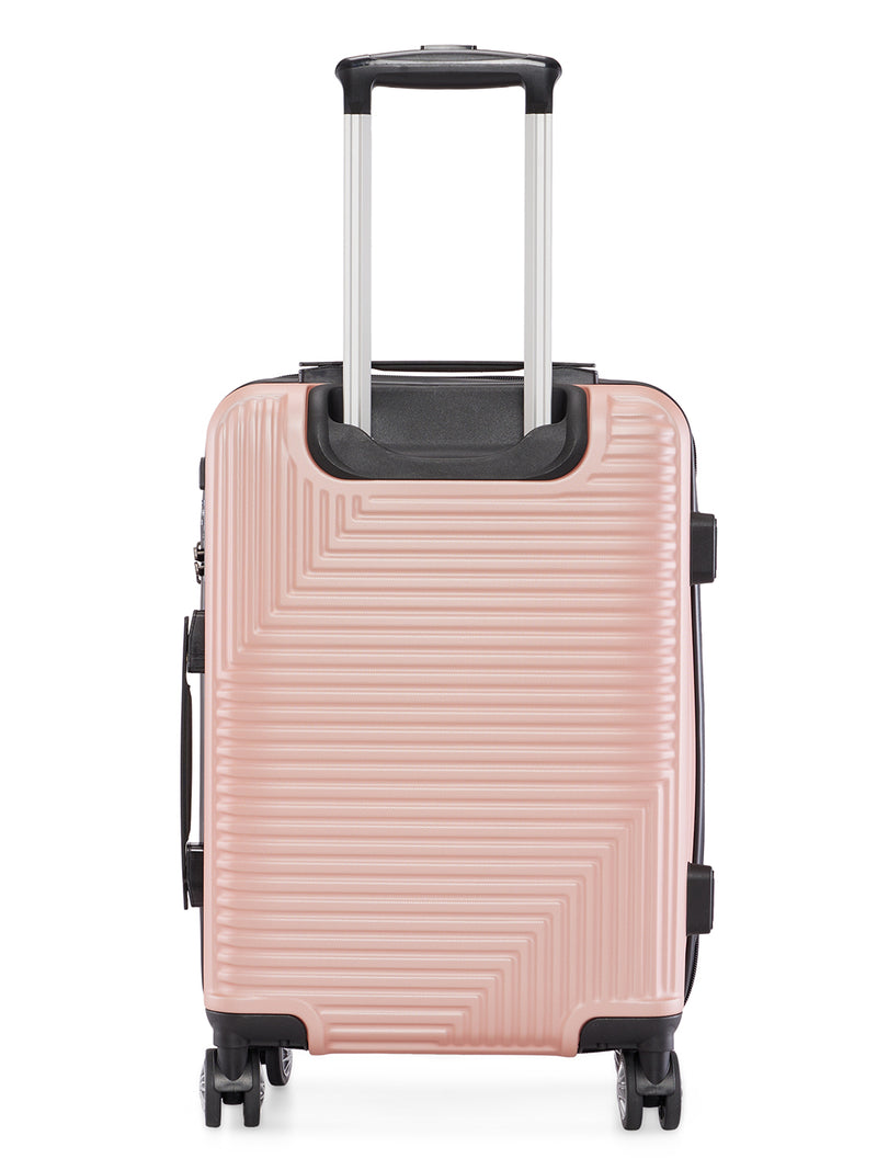 BAOMI URBAN VOYAGE Range Rose Gold Hard Cabin Luggage