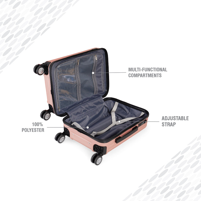 BAOMI URBAN VOYAGE Range Rose Gold Hard Cabin Luggage