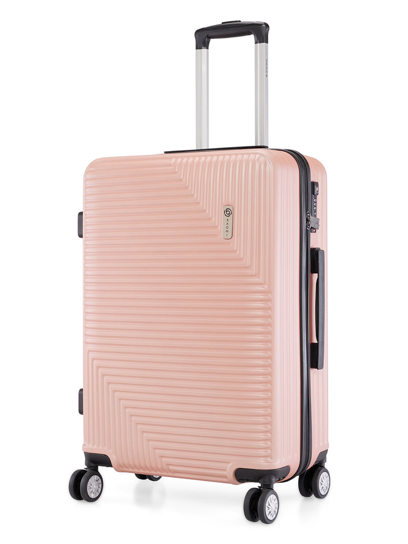 BAOMI URBAN VOYAGE Range Rose Gold Hard Medium Luggage
