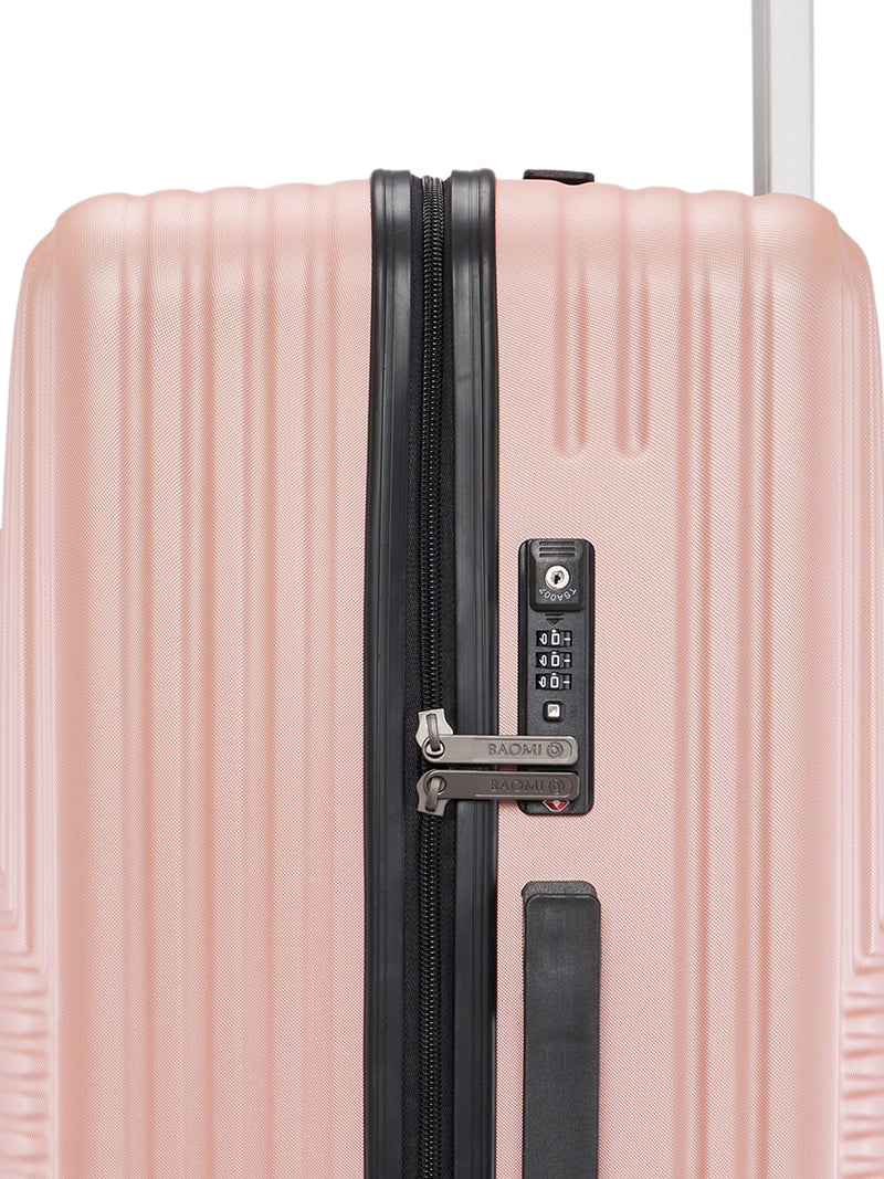 BAOMI URBAN VOYAGE Range Rose Gold Hard Large Luggage