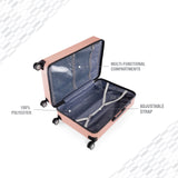 BAOMI URBAN VOYAGE Range Rose Gold Hard Large Luggage