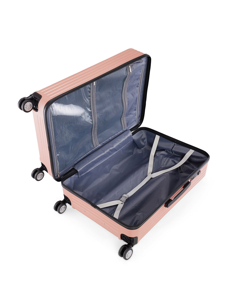 BAOMI URBAN VOYAGE Range Rose Gold Hard Large Luggage