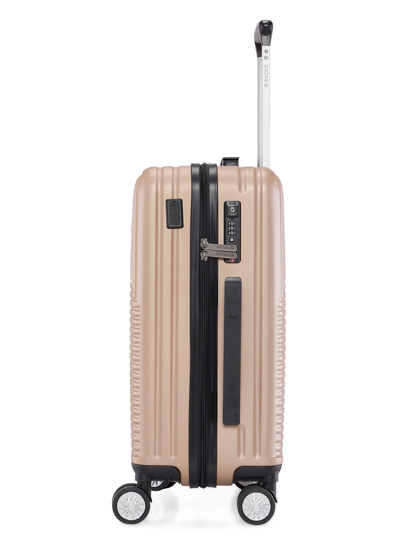 BAOMI URBAN VOYAGE Range Light Brown Hard Cabin Luggage