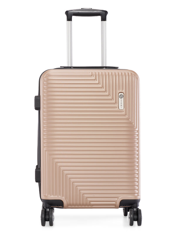 BAOMI URBAN VOYAGE Range Light Brown Hard Cabin Luggage