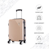BAOMI URBAN VOYAGE Range Light Brown Hard Cabin Luggage