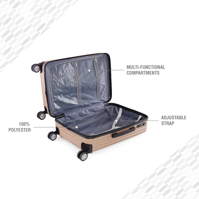 BAOMI URBAN VOYAGE Range Light Brown Hard Medium Luggage
