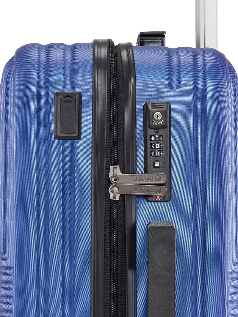 BAOMI URBAN VOYAGE Range Dark Blue Hard Cabin Luggage