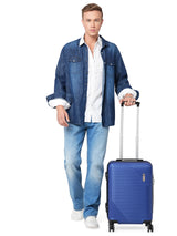 BAOMI URBAN VOYAGE Range Dark Blue Hard Cabin Luggage
