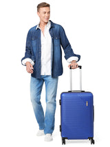 BAOMI URBAN VOYAGE Range Dark Blue Hard Medium Luggage