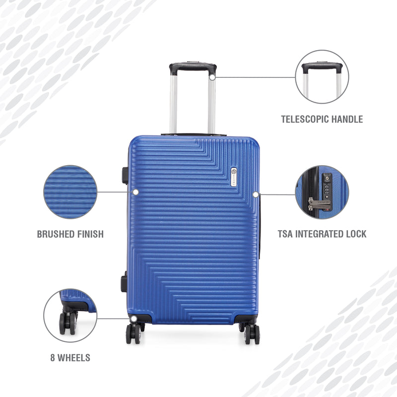 BAOMI URBAN VOYAGE Range Dark Blue Hard Medium Luggage