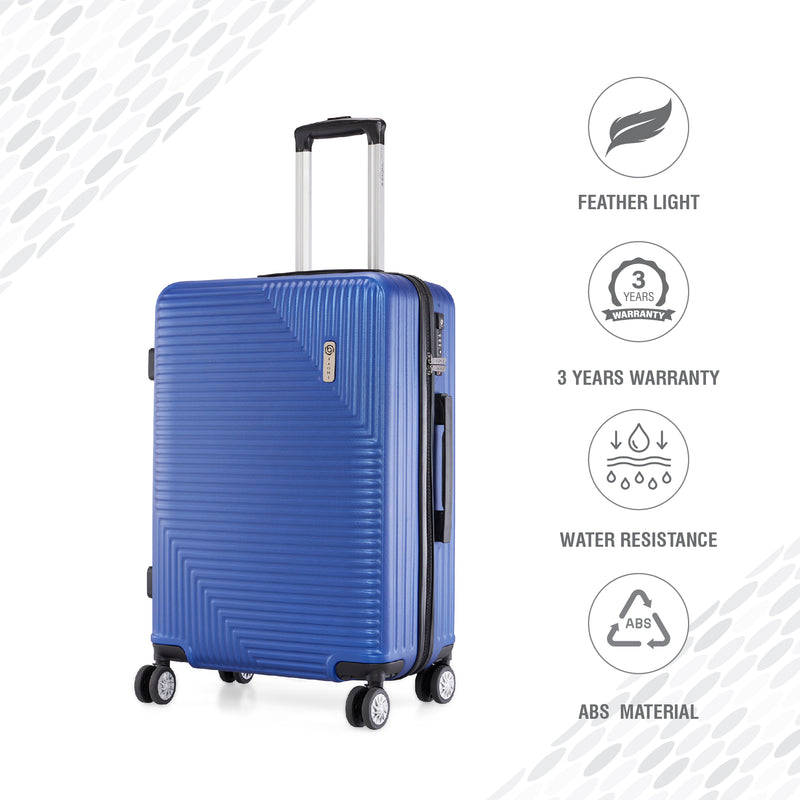 BAOMI URBAN VOYAGE Range Dark Blue Hard Medium Luggage