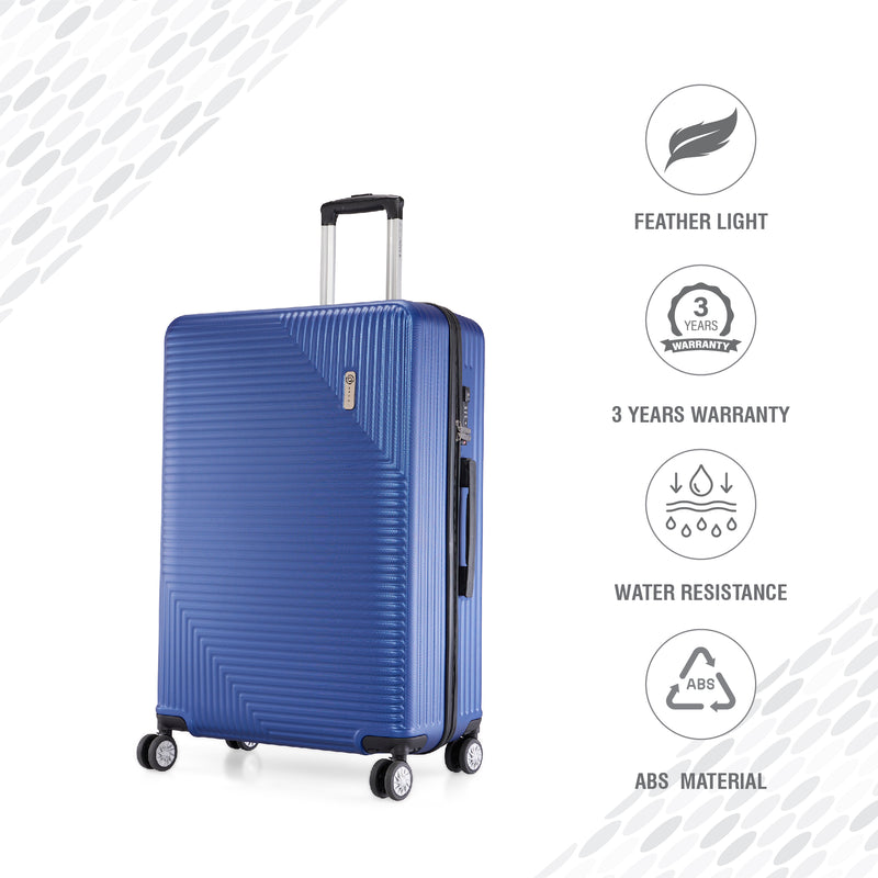 BAOMI URBAN VOYAGE Range Dark Blue Hard Large Luggage
