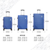 BAOMI URBAN VOYAGE Range Dark Blue Hard Large Luggage